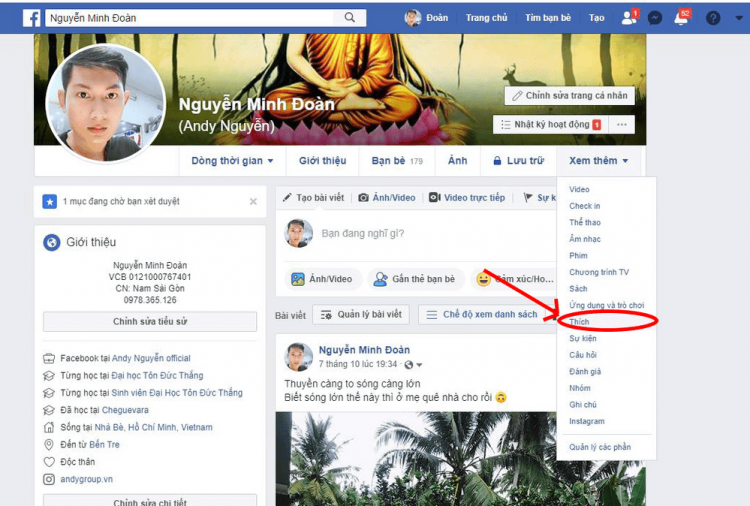 Cach Khong Cho Nguoi Khac Thay Comment Cua Minh Tren Facebook 5 2