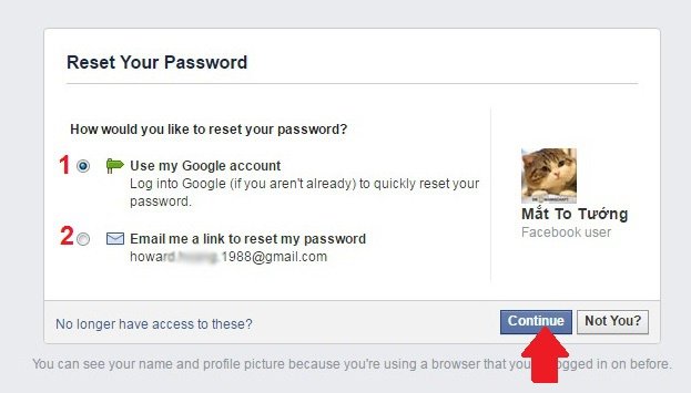 Quên mật khẩu facebook phải làm sao?