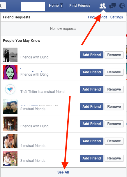 Cách hủy lời mời kết bạn trên facebook nhanh chóng