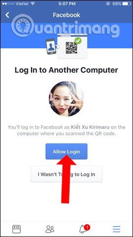Cách đăng nhập Facebook máy tính bằng mã QR tiện lợi
