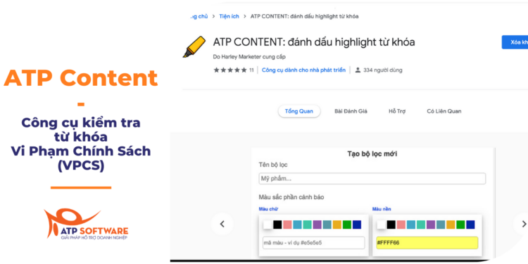 ATP Content – Công cụ kiểm tra từ khóa Vi Phạm Chính Sách (VPCS)