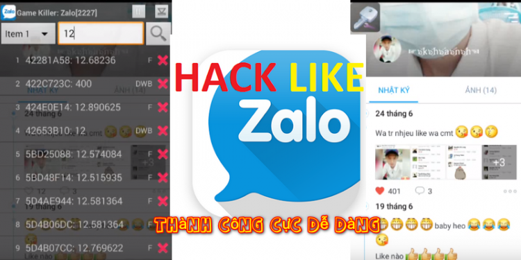 Hướng dẫn cách tăng like, hack like Zalo đơn giản nhất 2022