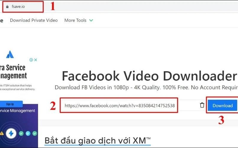 tài video livestream về máy tính bằng công cụ fsave 