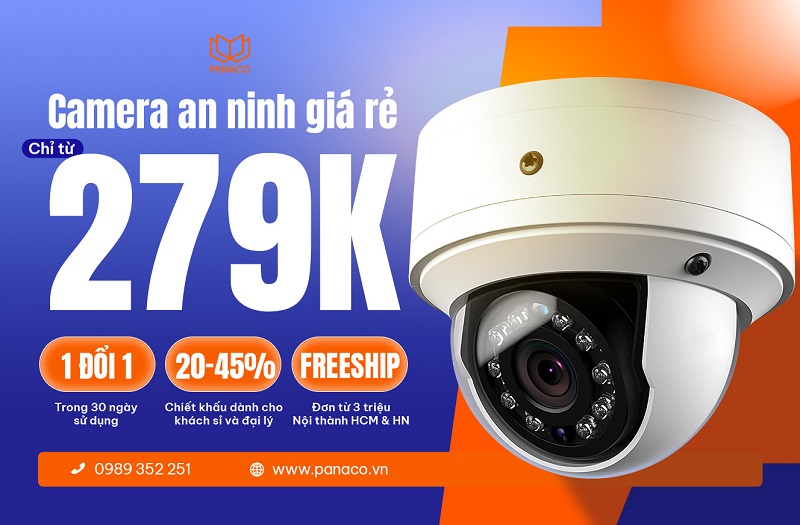 PANACO - Đại lý phân phối camera an ninh chính hãng, giá rẻ