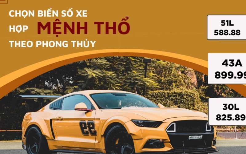 Ý nghĩa phong thủy của biển số xe hợp mệnh Thổ nên ưu tiên