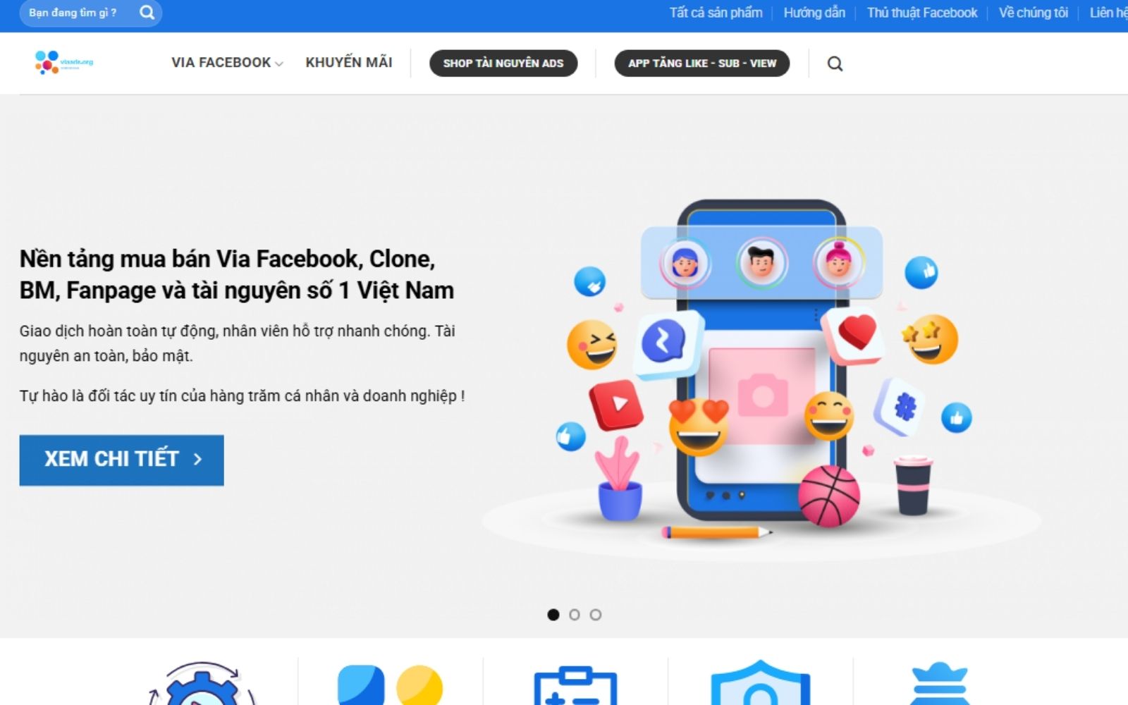 Viaads là website bán via chuyên nghiệp Viaads là website bán via chuyên nghiệp